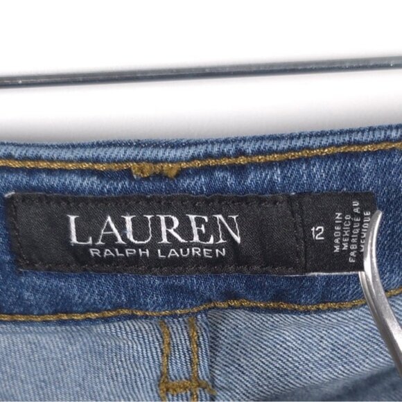 LAUREN RALPH LAUREN Classic Straight HighRise Jeans Zip Fly MEXICO🇲🇽MADE - Picture 5 of 12
